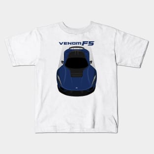 Hennessey Venom F5 - Blue Kids T-Shirt